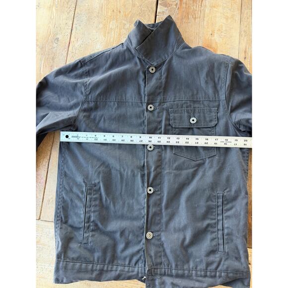 Flint and Tinder Waxed Trucker Jacket Flannel Lined – Size M – Charcoal - Picture 5 of 5